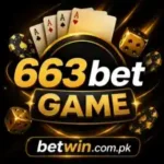 663bet game logo with playing cards dice and gold chips for Pakistani Android users