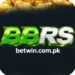 BBRS game logo with green and silver text and betwin.com.pk branding on dark background