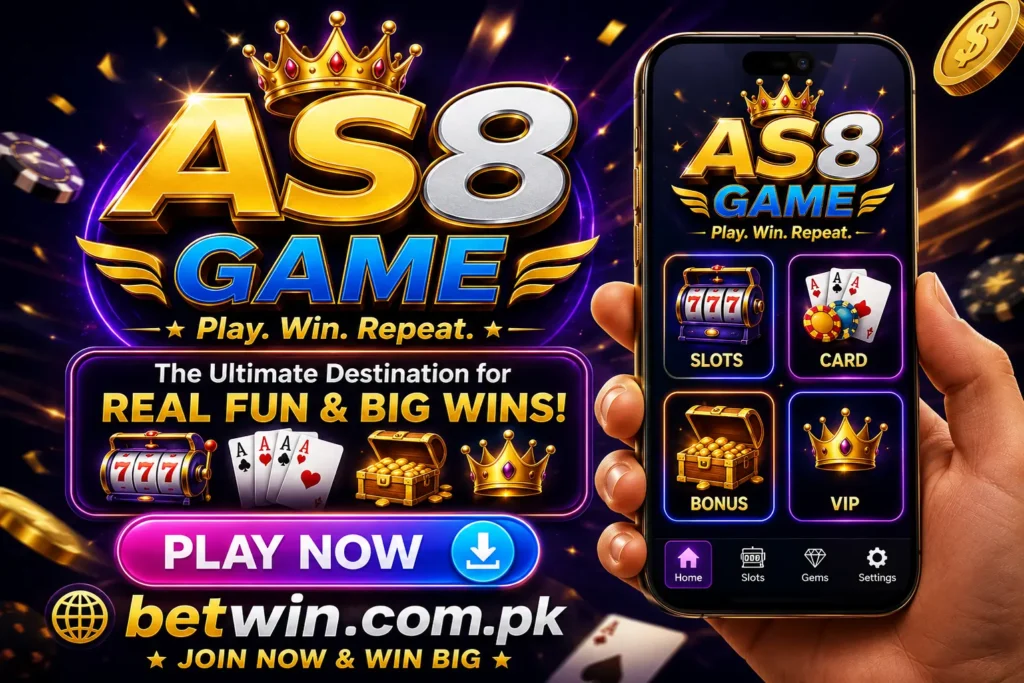 AS8 Game APK Download Pakistan – Play Slots, Card Games, Bonus and VIP on betwin.com.pk