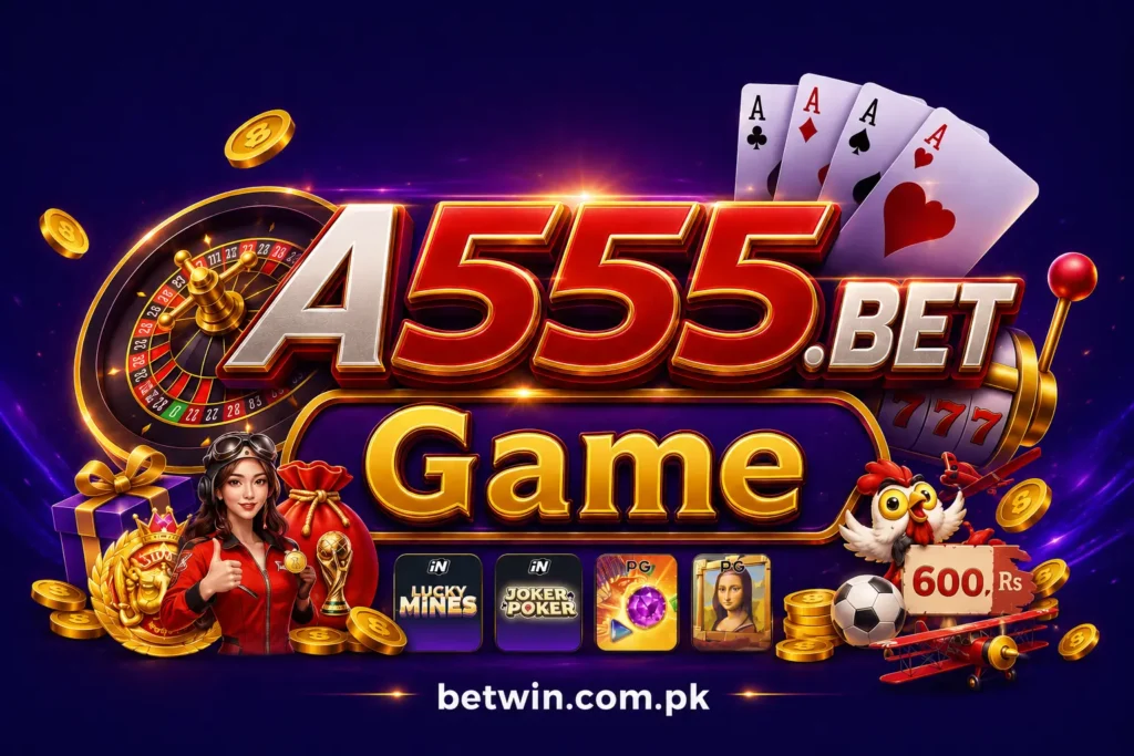 A555 Bet Game – Play Lucky Mines, Joker Poker & Slots | Earn 600 Rs Welcome Bonus in Pakistan