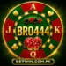 BRO444 Game logo with casino chip, playing cards and dice on betwin.com.pk Pakistan