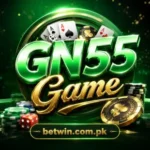 GN55 Game green gold logo with cards and chips for Pakistani players 2026