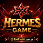 Hermes Game official logo red gold design for Pakistani Android players 2026