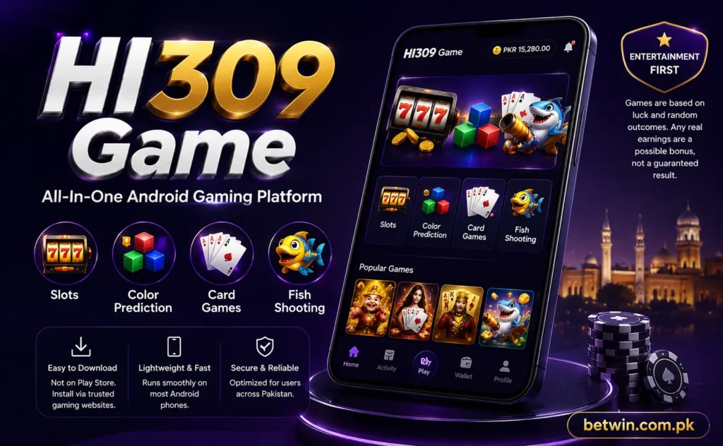HI309 Game All-In-One Android Gaming Platform for Pakistan 2026