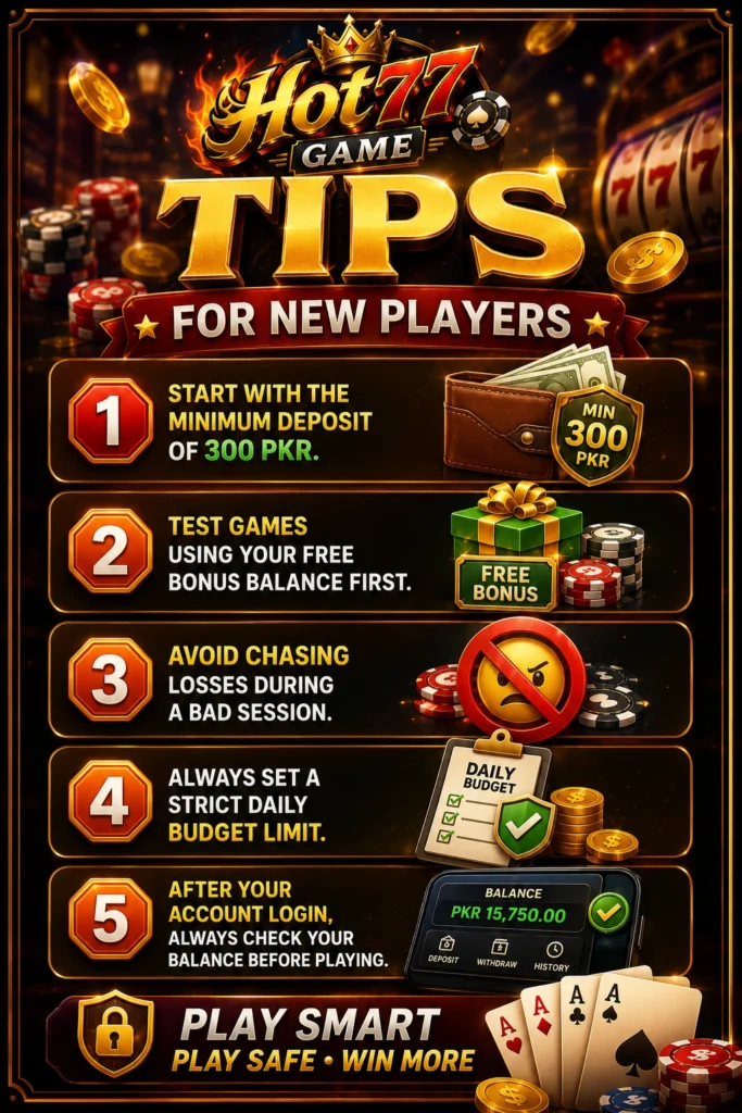 hot77-game-tips-for-new-players-pakistan-2026
