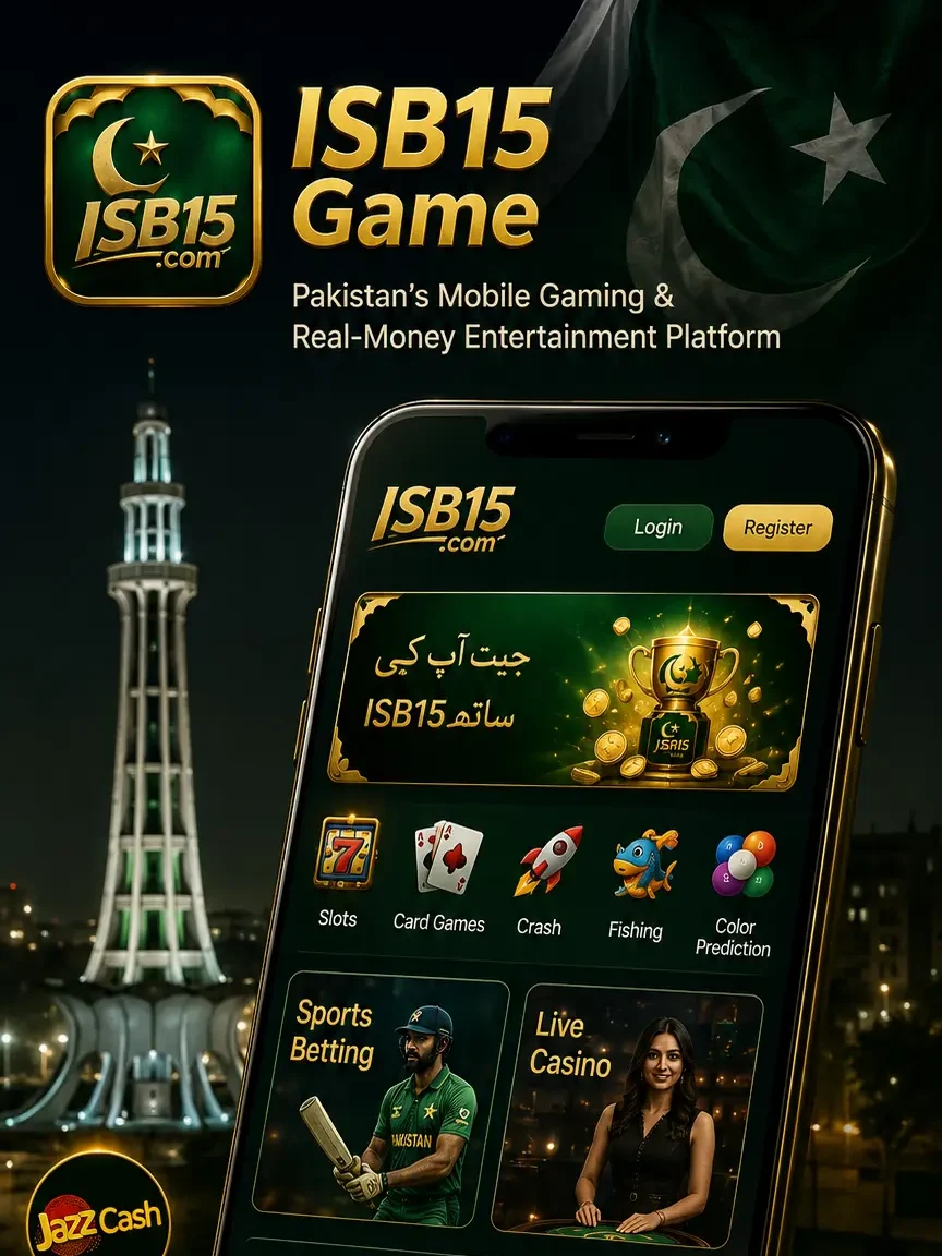 isb15 game Lahore Pakistan 2026 instant deposit jazzcash easypaisa vip club real money Android