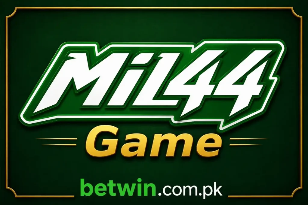 MIL44 Game gold and green banner for Pakistani Android earning app download 2026