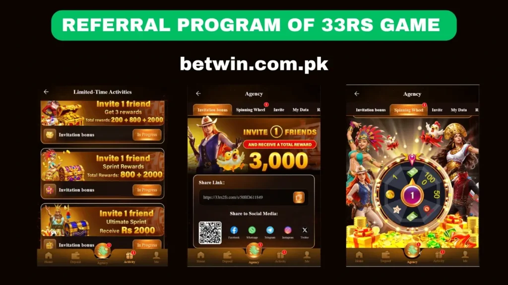 referral program of 33rs game